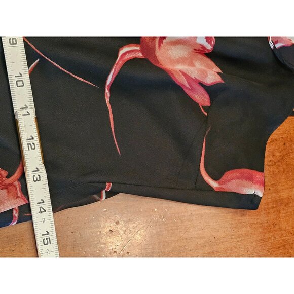 Blind date Y2k dress asymmetrical small black pink midi - Picture 6 of 7